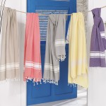 Hamam towels with fringes